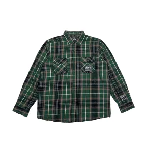 808ALLDAY *Youth / Toddler  Forest Green Flannel