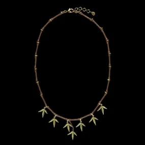 Bamboo Necklace - Small Drop