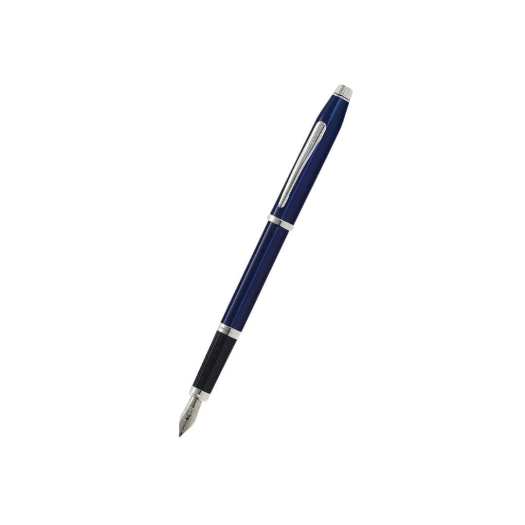 Cross Century II Fountain Pen - Translucent Blue Lacquer