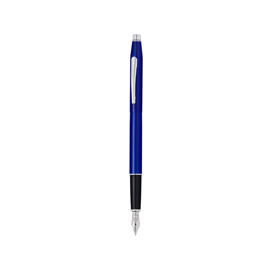 Cross Classic Century Translucent Blue Lacquer Fountain Pen