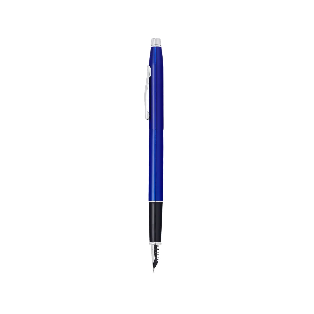 Cross Classic Century Translucent Blue Lacquer Fountain Pen