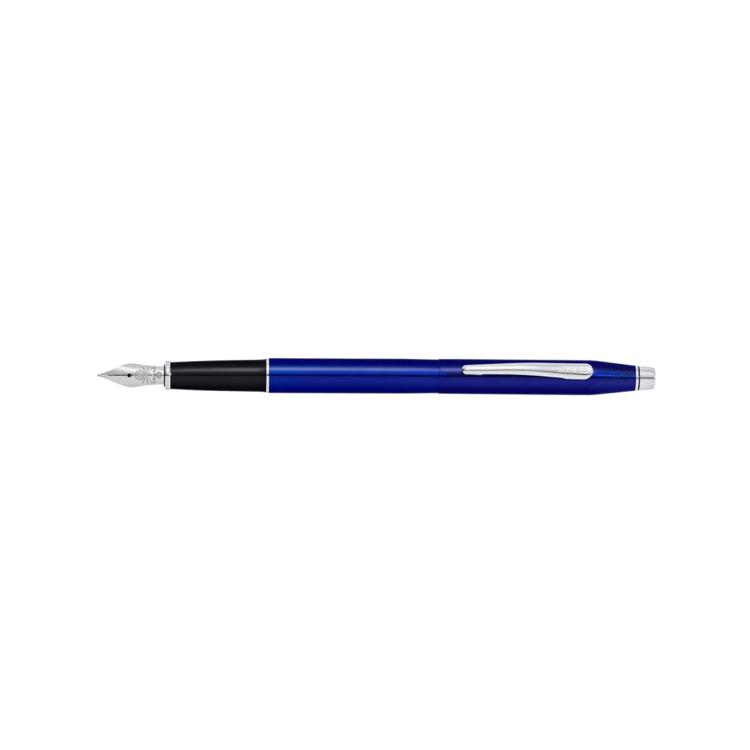 Cross Classic Century Translucent Blue Lacquer Fountain Pen