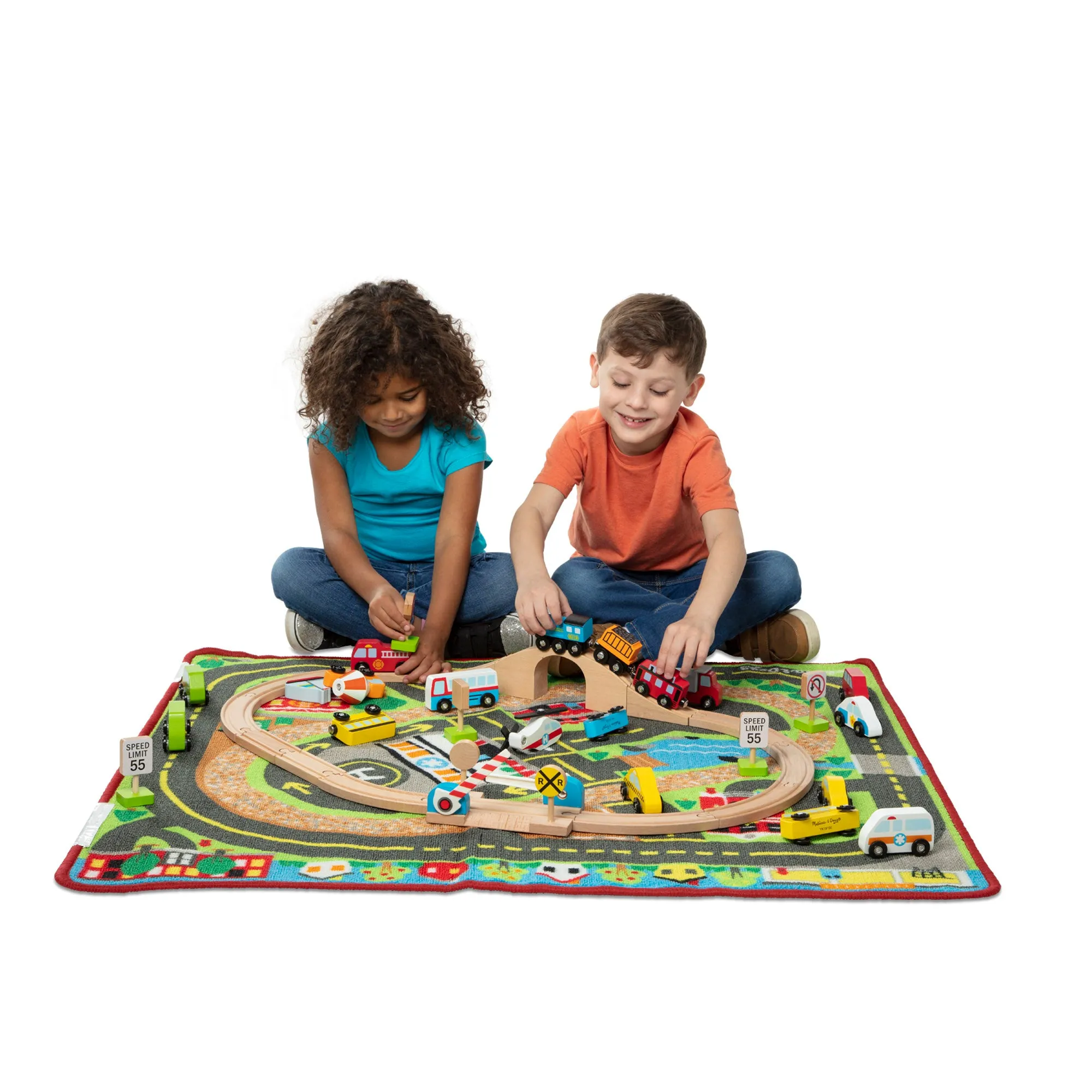 Deluxe Multi-Vehicle Activity Rug Play Set