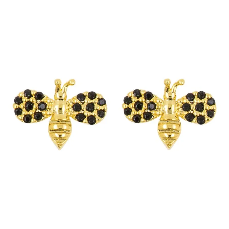 Earring Diamante Bee