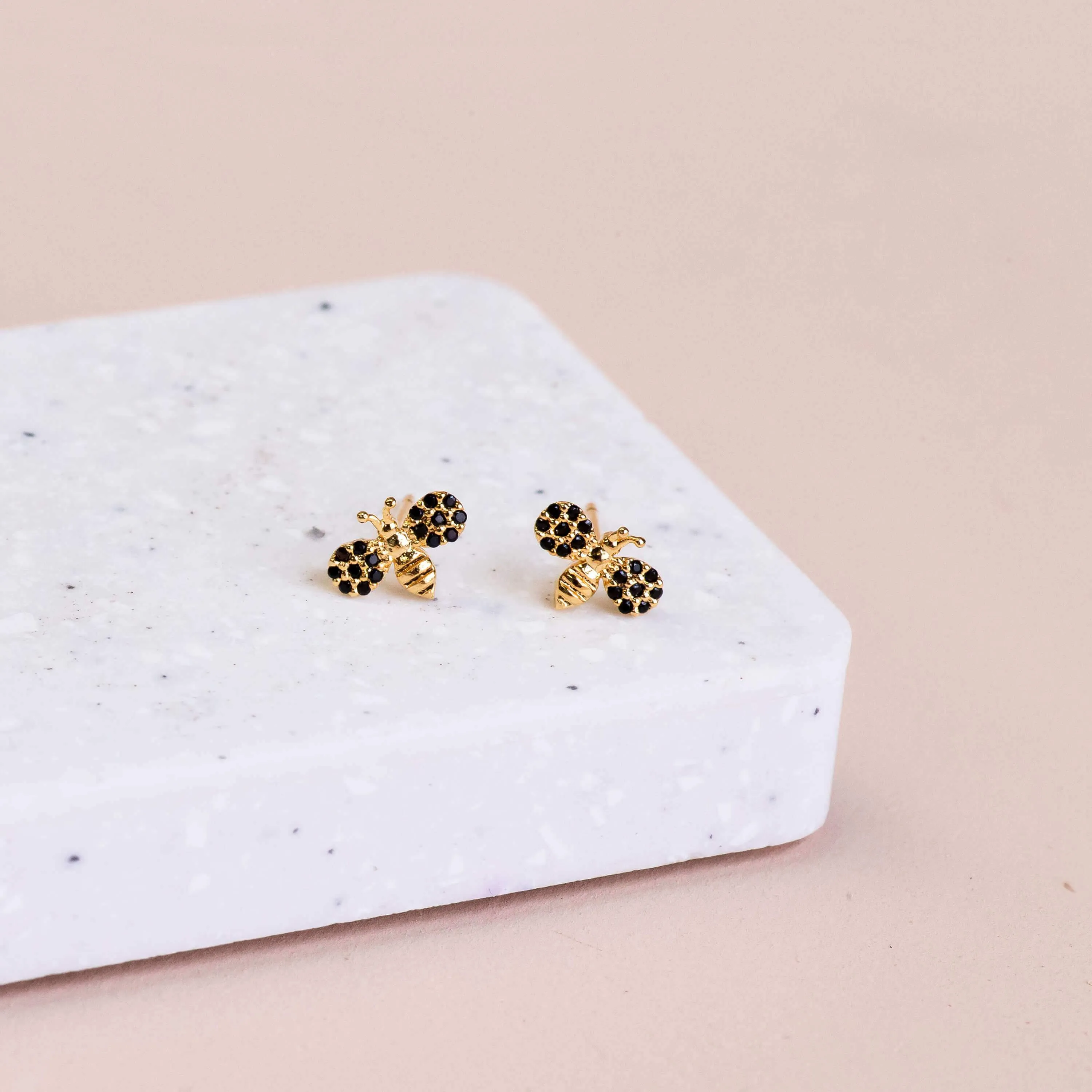 Earring Diamante Bee