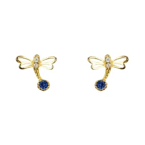 Earring Diamante Dragonfly