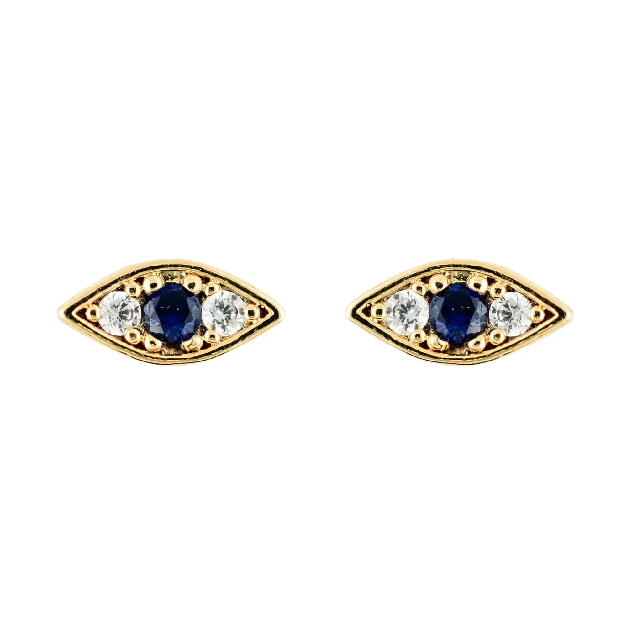 Earring Diamante Evil Eye