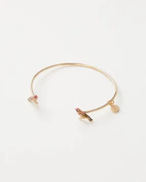 Enamel Goldfinch Bangle