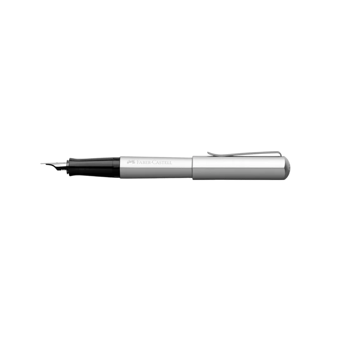 Faber-Castell Hexo Fountain Pen - Silver