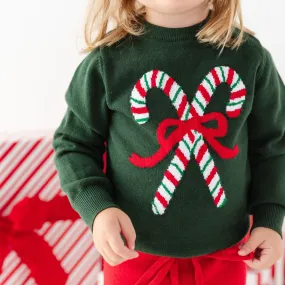 Forest Candy Cane Sweater