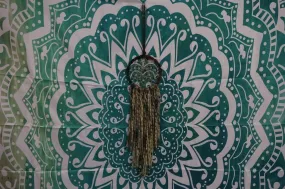 Forest Green Macrame Dream Catcher Wall Hanger - Caliculturesmokeshop.com