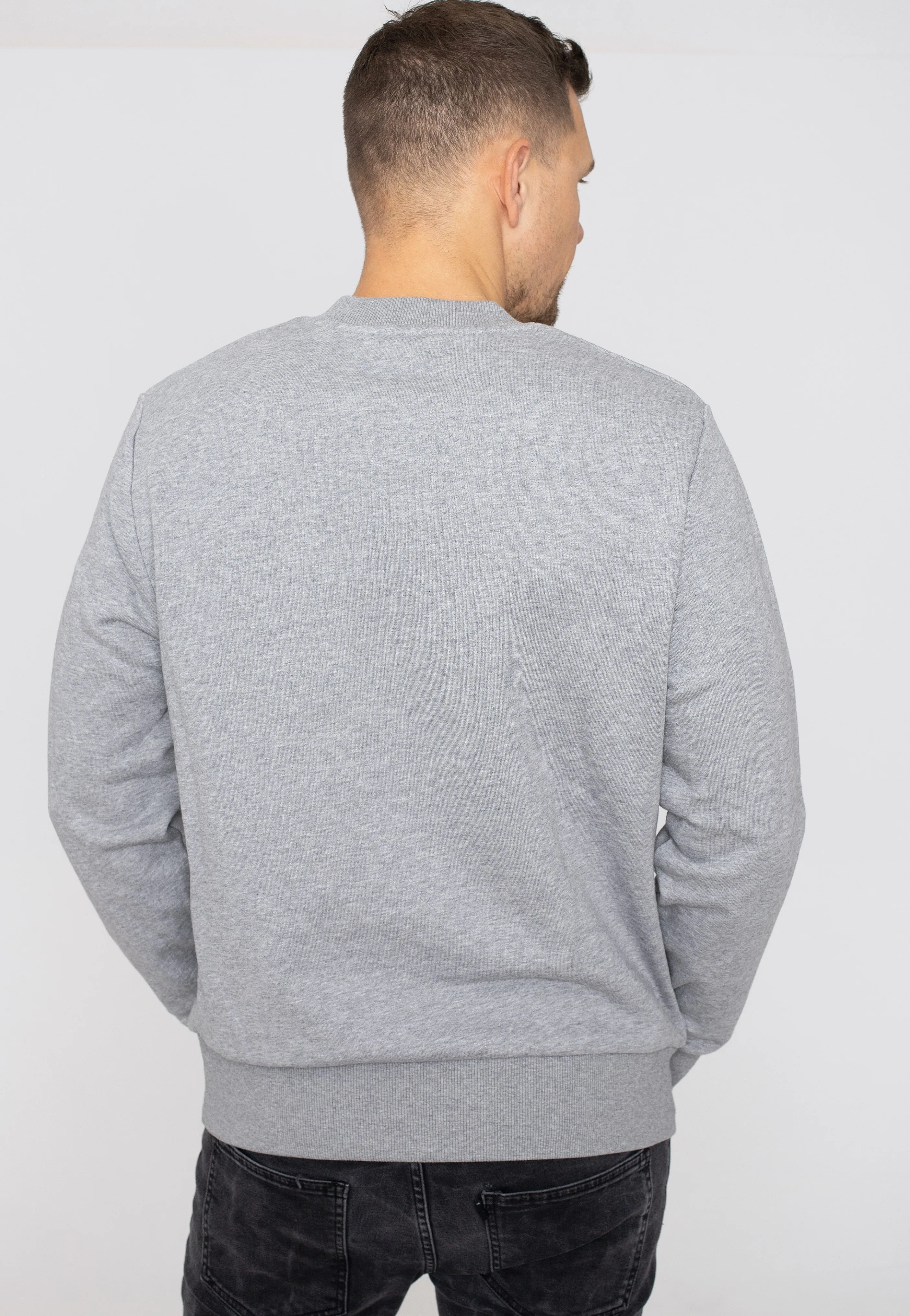 Fred Perry - Crew Neck Steel Marl - Sweater