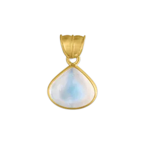 Medium Moonstone Fan Pendant