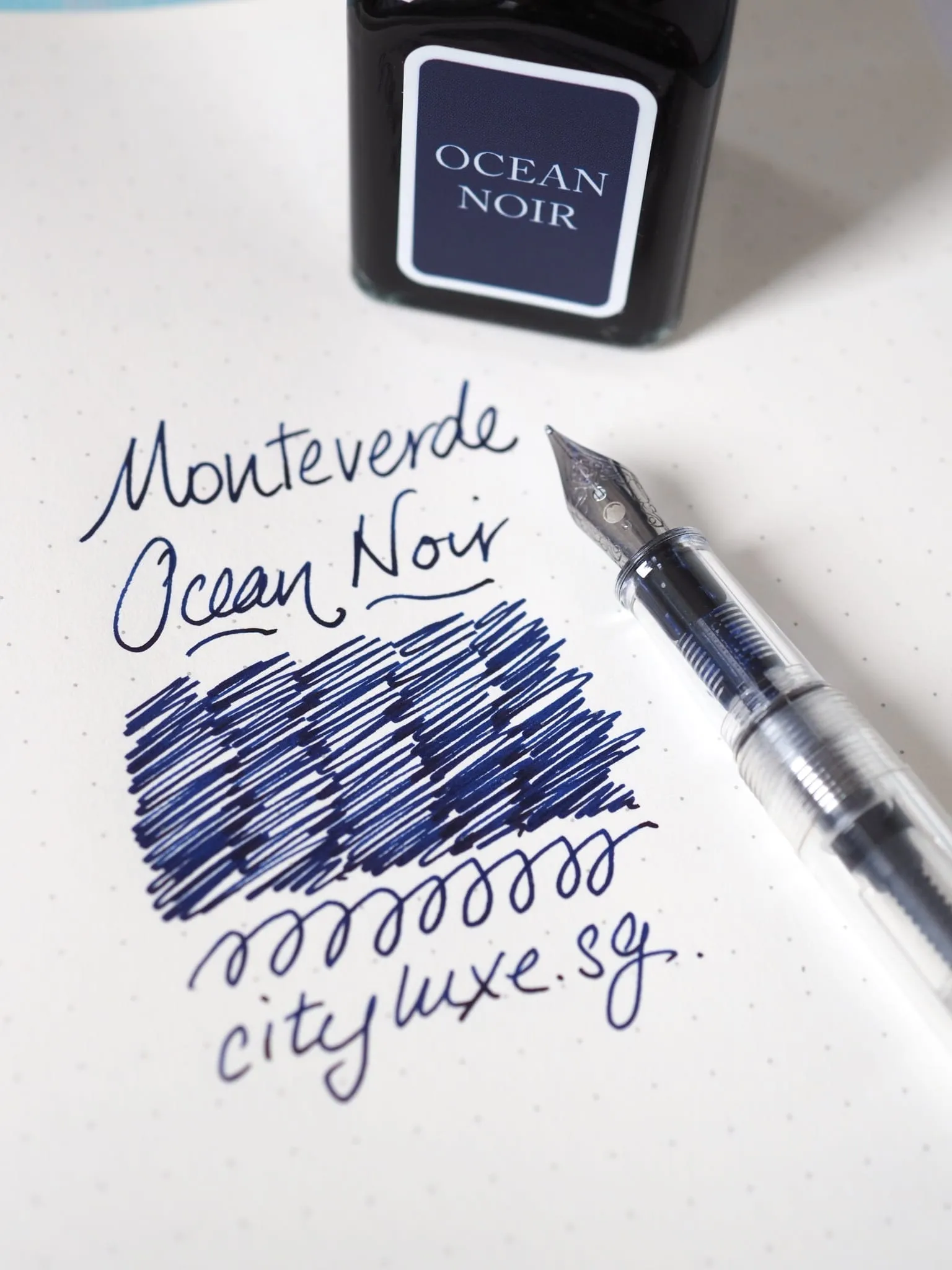 Monteverde 30ml Ink Bottle Ocean-Noir