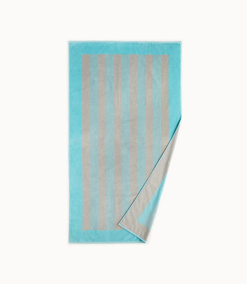 Peacock Alley Soleil Stripe Beach Towel