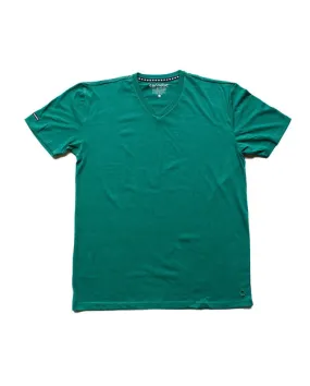 Premium V-neck Tee - Forest Green