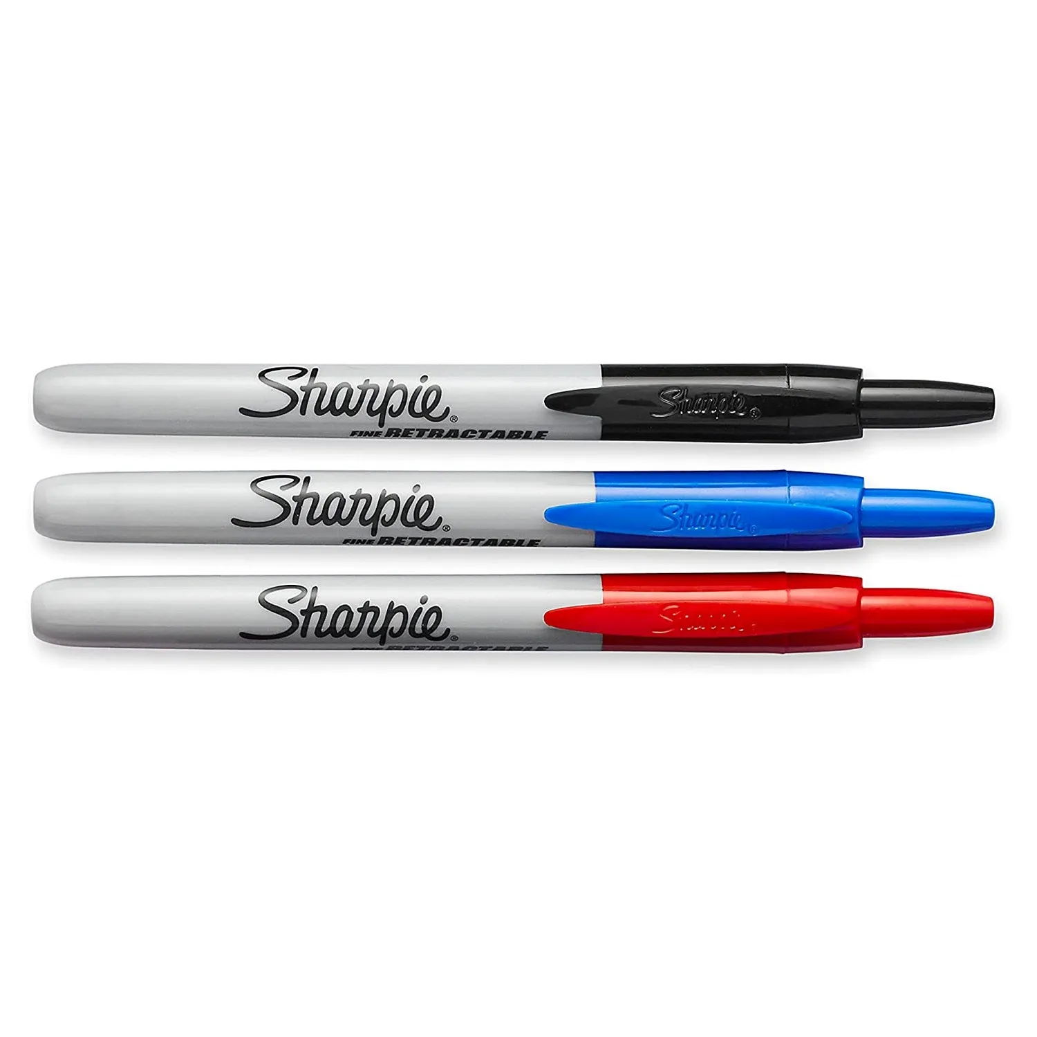 Sharpie Retractable Permanent Marker Set of 3 (Assorted)