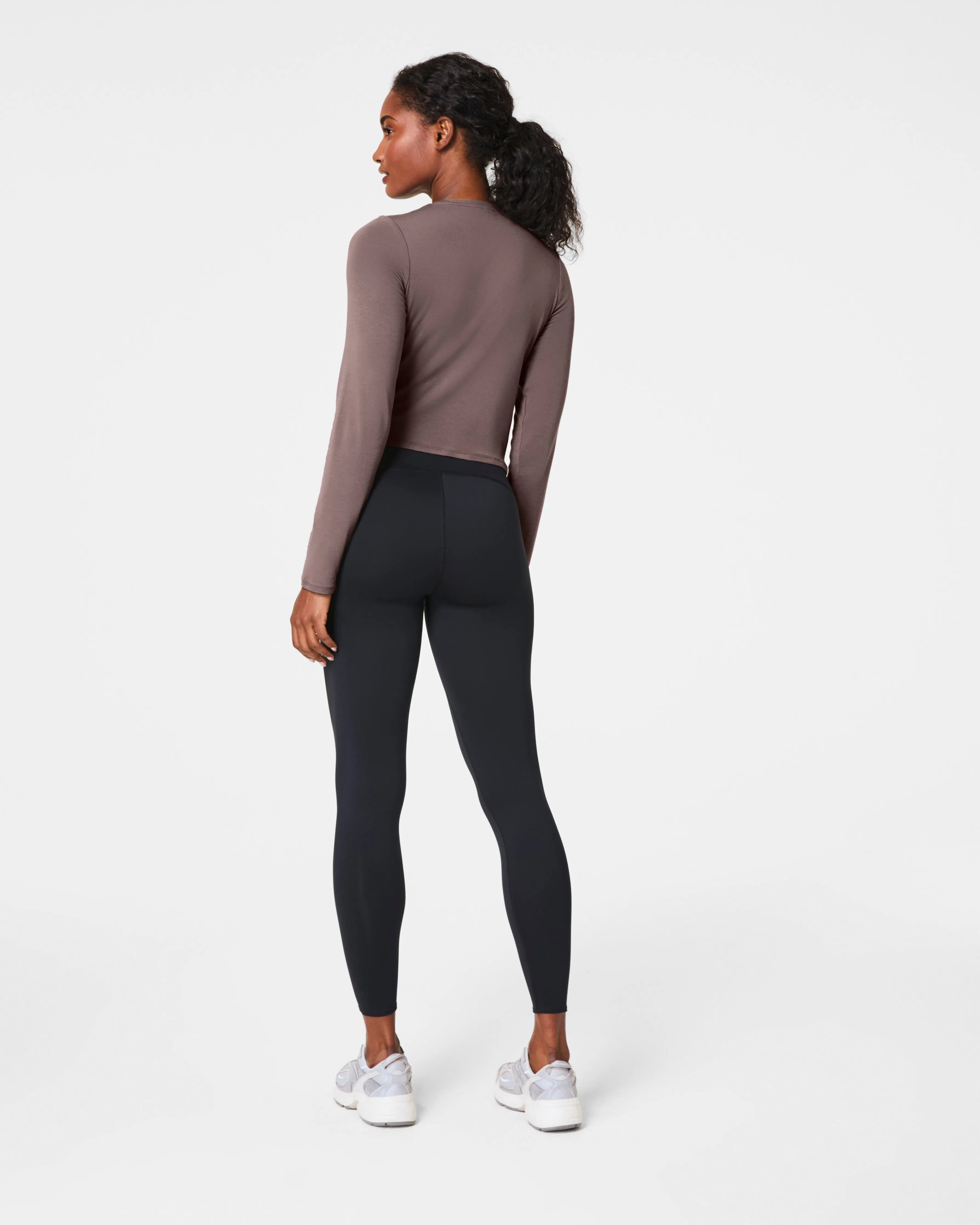 SPANX Better Base Long Sleeve Wrap Top