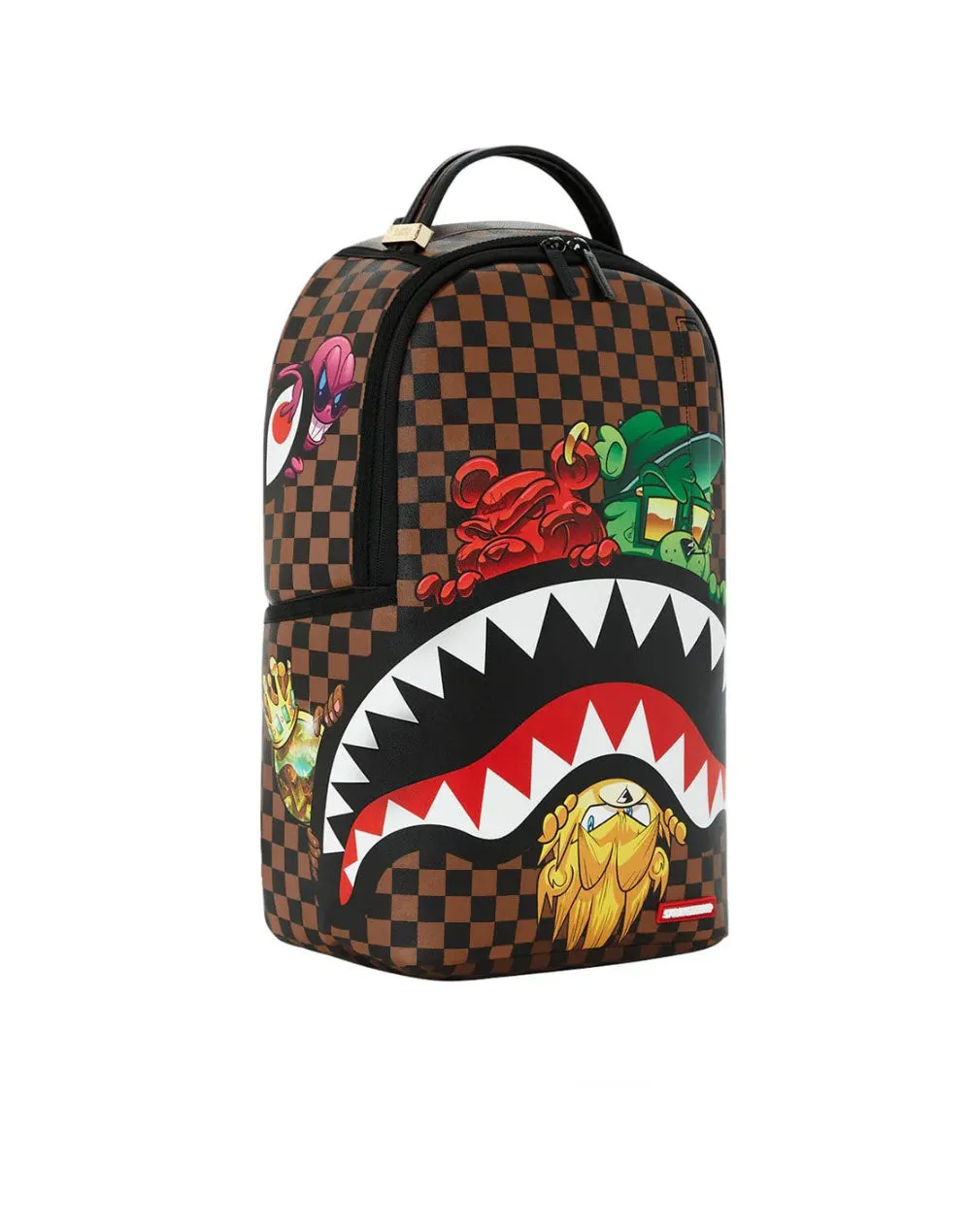 Sprayground Sharks In Paris Characters Sneakin & Peekin DLXSV Backpack B5395