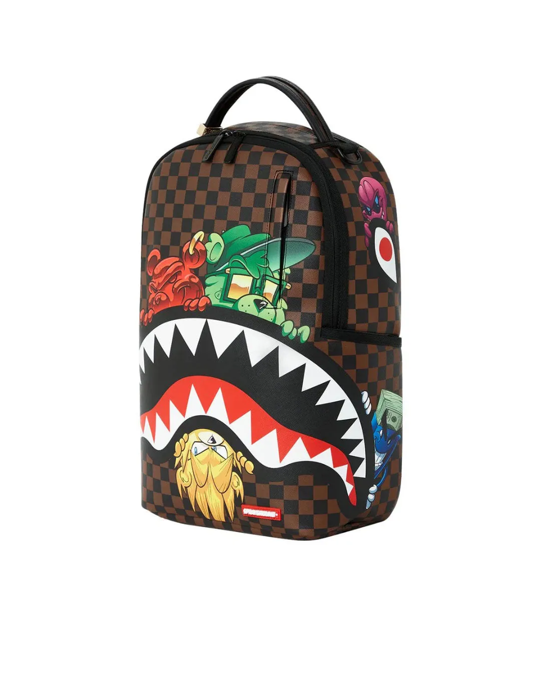 Sprayground Sharks In Paris Characters Sneakin & Peekin DLXSV Backpack B5395