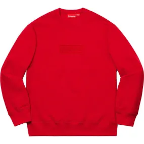 Supreme Cutout Logo Crewneck (Red)