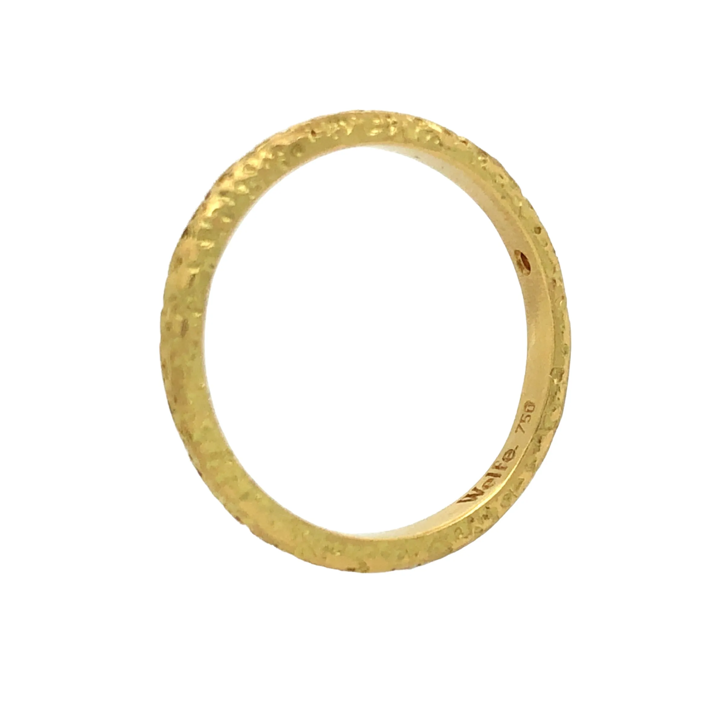 Textured Round Ring - Welfe Bowyer